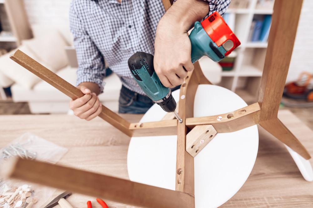 Stress-Free Office Desk & Chair Assembly
